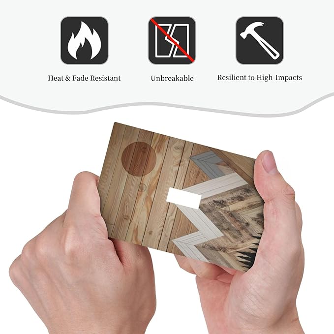 Wooden Planks Mosaic Snow Mountain Sun Decorative Light Switch Cover 1 Gang Single Toggle Device Electrical Faceplate Switchplates Decorator Outlet Wall Plate for Farmhouse Home Decor