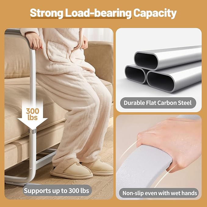 Stand Assist Aid for Elderly, Adjustable Height Chair Lift Assist Devices for Seniors with Dual Handles, Heavy-Duty Sofa Lift Pro for Seniors, Disabled, Universal Standing Aids & Supports
