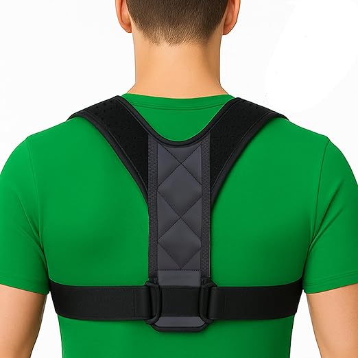 Posture Corrector for Men and Women - Invisible & Mesh Breathable Upper Back Brace - Adjustable Back Straightener - Relieve Shoulder, Neck & Back Pain, S(28-37inch) 1PCS
