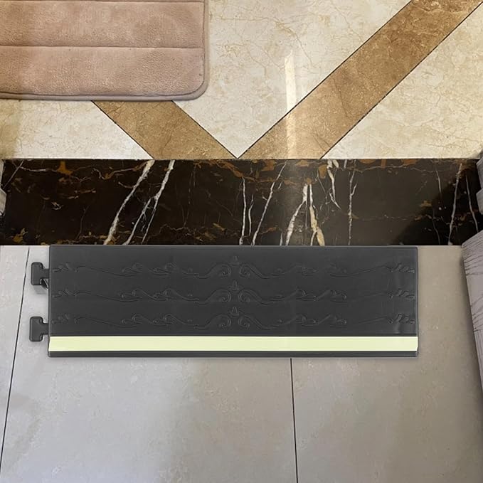 Indoor Rubber Threshold Ramp Pad Glow in The Dark Threshold Ramp for Robot Cleaner Home Entrance