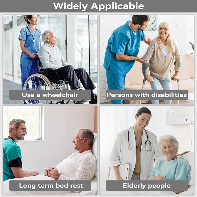 Transfer Sling Gait Belts, Padded Assist Transfer Belts, Heavy Duty Patient Lift Belt, Lifting Aid and Mobility Standing for Disabled, Injured, Seniors - Safely Move from Wheelchair and Bed