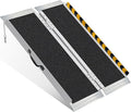 4FT Portable Wheelchair Ramp – 800lb Capacity, Folding Non-Slip Aluminum Handicap Ramp, Ramps for Wheelchairs for Home, Doorways, Stairs, Thresholds, Car Curbs, Scooters & Carts