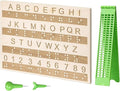 Braille Writer Kit - 4 Lines 28 Cells Visual Impairment Aids, Braille Self-Learning Kit, Kids Teens Adults Students Teachers, Schools Classroom Home Homeschooling, Training Centers Supply