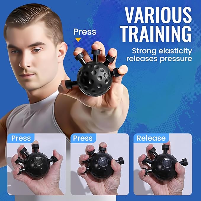 Finger Grip Strengthener, Hand Gripper Strengthener Finger Strengthener Hand Gripper Strengthener Tester Hand Strengthening Devices,Hand Exercisers for Strength Finger Exerciser Gripper Tool (Small)