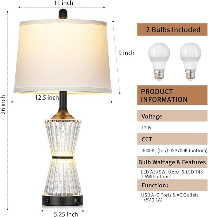 Modern Table Lamps Black