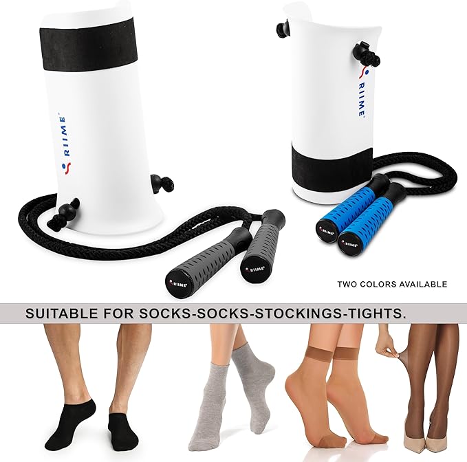 Compression Sock Aid -Sock Aids for Putting On Socks-Assistant Device No Bending-Hip Kit-Disability Aids for Elderly & Pregnant-Sock Helpers for Seniors with Arthritis-Sciatica