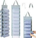 Legging Organizer with 16 Roll Compartments for Yoga Pants, Tank Top, Towel, Underwear, Shirt (Grey)