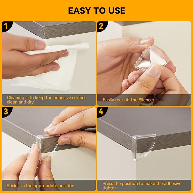 8pcs,Table Corner Protector, Corner Protector to Cover Sharp Furniture, Clear Furniture Corner Guards & Edge Safe Anti-Collision Bumpers, Suitable for Table Corner Cabinet Corner Window Corner