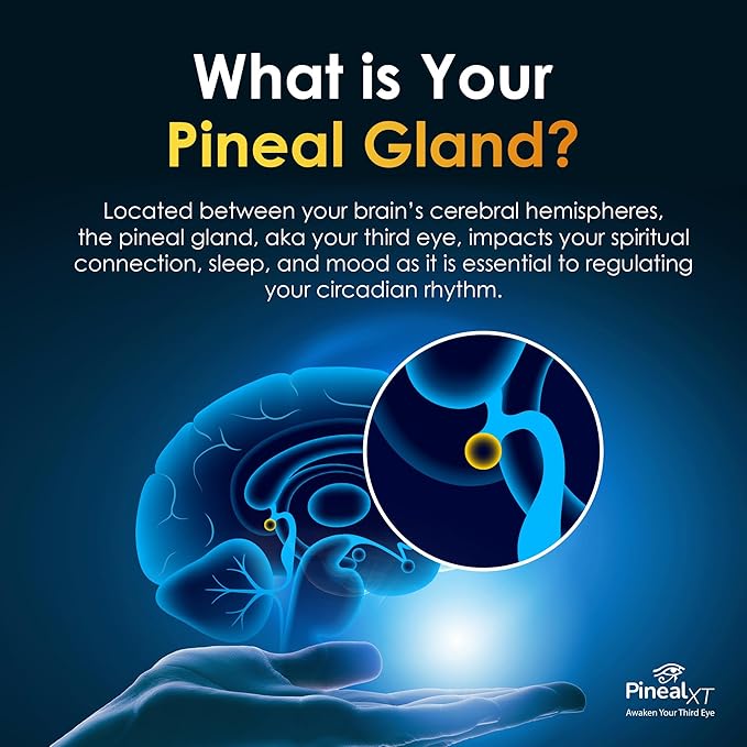 Pineal XT Gold - Pineal Gland Supplement - Third Eye Awakening - Focus and Memory Supplement for Brain - 7 Powerful Ingredients Decalcify, Detox, and Activate Your Pineal Gland