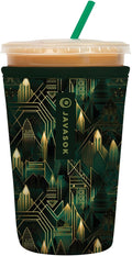 Sok It JavaSok Iced Coffee & Cold Soda Insulated Neoprene Cup Sleeve (City Limits, Medium: 22-28oz)