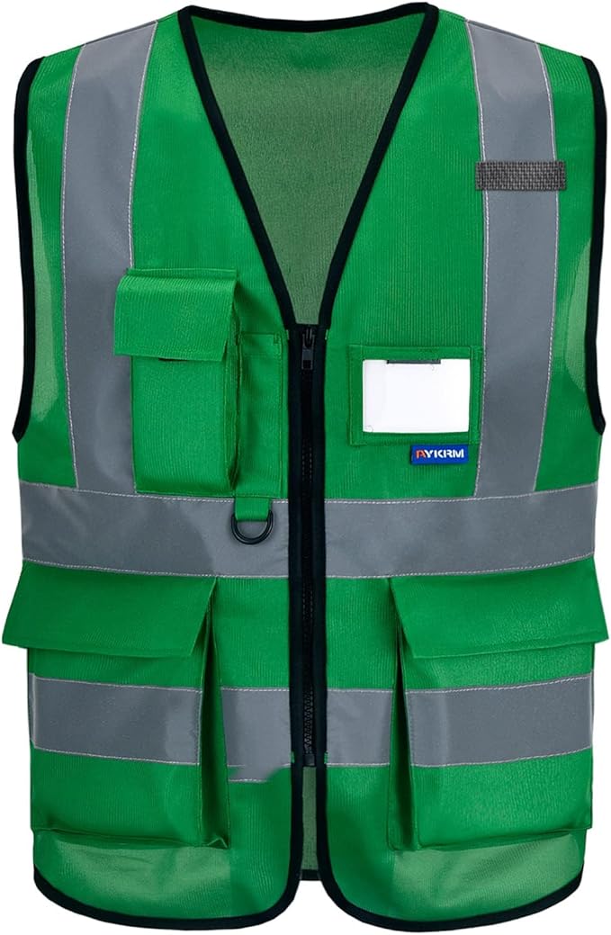 green safety vest for men