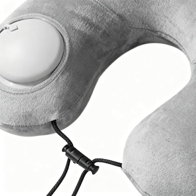 Neck Support Pillow, U Shape Travel Cushion, Plush Sleeper Pad, Soft Pressure Relief Design, Comfort Rest Support, Travel Comfort Accessory, for Airplane Office Bedroom Camping