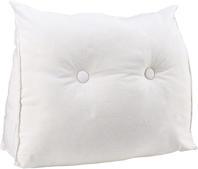 GOTOTOP Large Bolster Cushion Headboard Pillow, Soft Plush Back Support Bed Rest Pillow for Reading and Watching TV, 605020cm (#1)