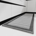 PADOOR Kitchen Mats for Floor, Kitchen Rugs Non Slip Washable, Rubber Backed Kitchen Runner Super Absorbent Kitchen Floor Mat Sink Rug, 17”x24” Grey
