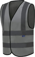 AYKRM 12 colour High visibility viz vest hi vis viz reflective work construction safety vest (XS-8XL)