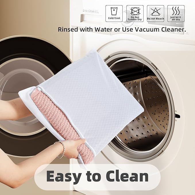 Large Bathroom Rugs Non Slip Washable Bath Rugs Super Absorbent Bathroom Rug Thin Quick Dry Low Pile Bath Mats, Pink 36"x60"
