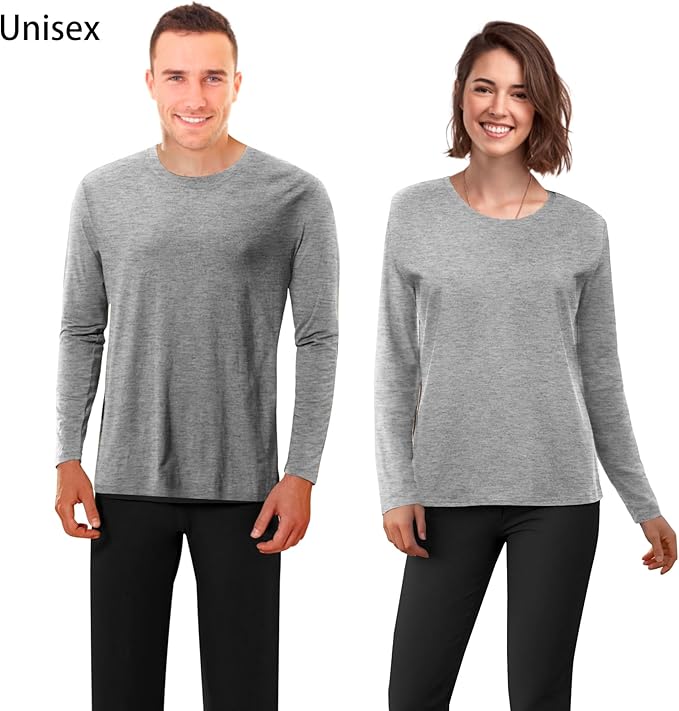 Unisex Post Shoulder Surgery Recovery Shirts - Full Tear Away Snap Long Sleeve Men Chemo Port Shirts for Men Women