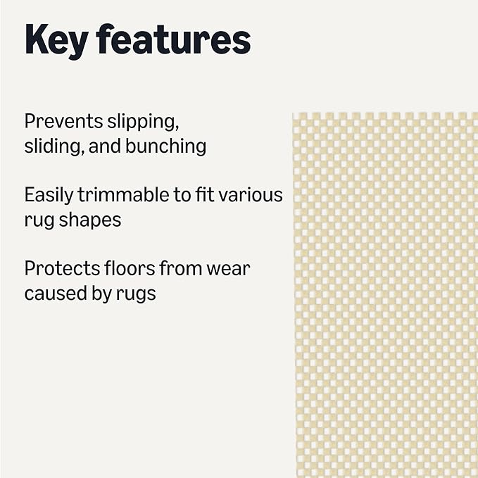 Amazon Basics Non Slip Rug Pad 5x8