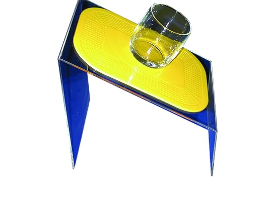 Dycem Non-Slip Mat, Ideal Daily Living Aid for Independent Living and Caregivers, Designed to Address Stabilization and Gripping Problems Found Around the Home, Yellow Textured Pad 10" x 14" x 1/8"