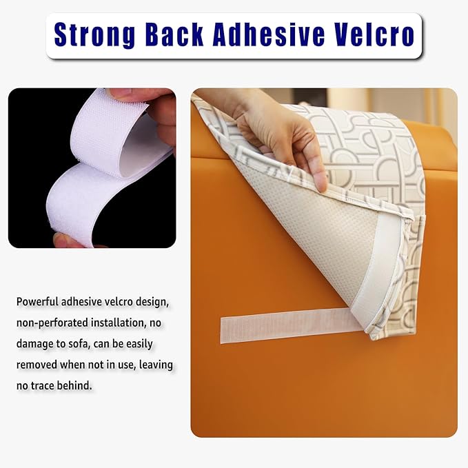 Non-Slip Head Pillow for Recliners - Neck Support Cushion with Velvet Cover for Pain Relief at Home, Office and Travel (Light Geometry)