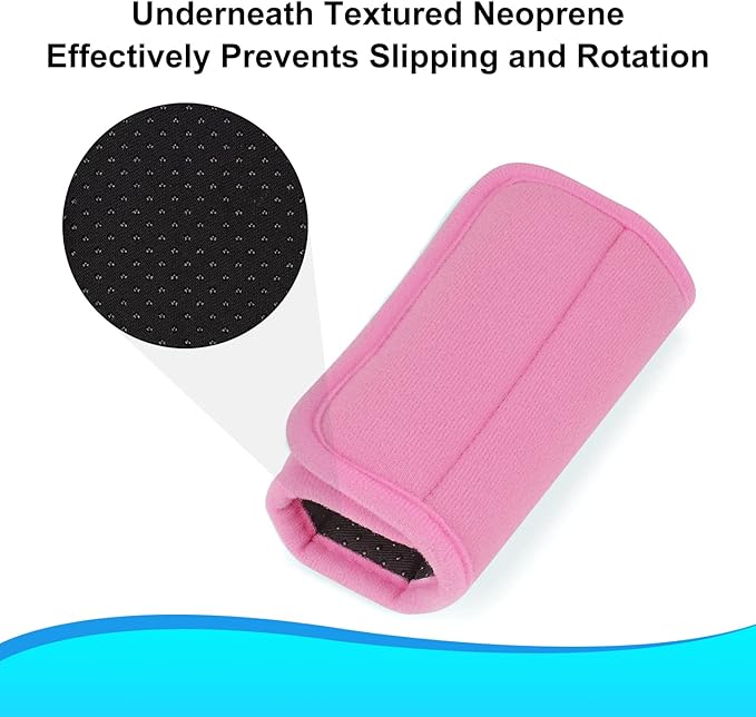 supregear Walker Grips (2 Pack), Soft Padded Hand Covers, Non-Slip Comfortable Cushion Padding for Folding Walker Handle, Moisture Wicking Mobility Accessory