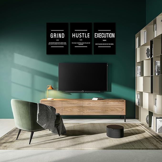 Motivational Wall Art Prints - Canvas Wall Decor - Inspirational Quotes, Living Room Bedroom Office Wall Art