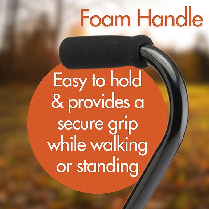 Caring Folding Quad Cane