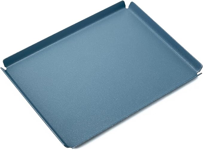 Aluminum Organizer Tray for Desk & Entryway - Minimalist Metal Catchall for Keys, Jewelry, Wallet | A6, Azure | by PROGETTO2.70