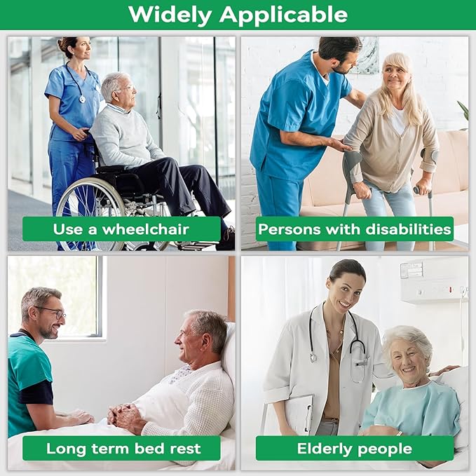 Transfer Sling Gait Belts, Padded Assist Transfer Belts, Heavy Duty Patient Lift Belt, Lifting Aid and Mobility Standing for Disabled, Injured, Seniors - Safely Move from Wheelchair and Bed