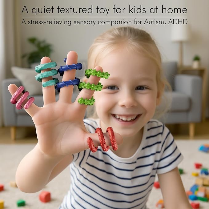Sensory Fidget Toys for Kids Adults,12PCS Flexible Fidget Sticks for Stress Anxiety Autistic ADHD, Calm Down Travel Airplane Classroom Students Prizes Toys, Stocking Stuffers for Teens Boys Girls