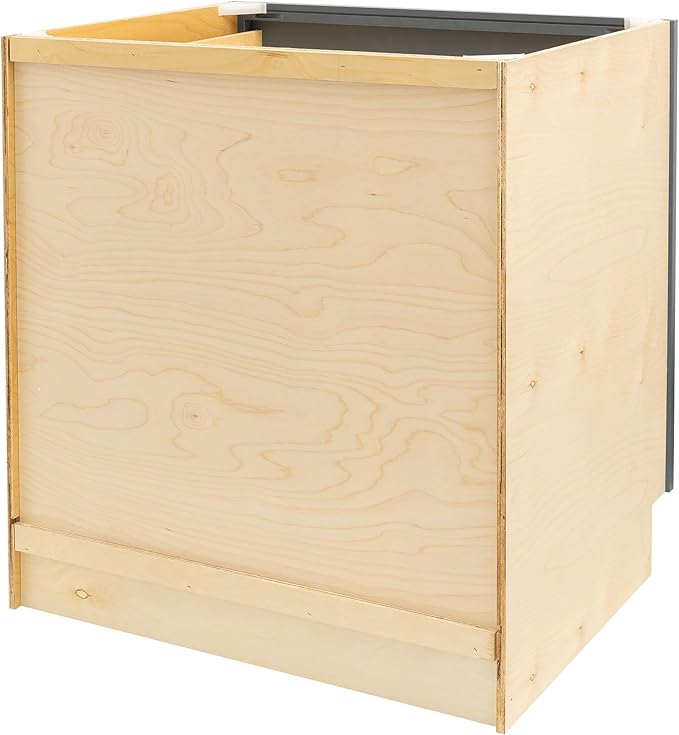 Quicklock RTA (Ready-to-Assemble) | Base Kitchen Cabinets - Shaker Style | Made in America (Needlepoint Navy, 30" Wx34.5 Hx24 D Base)