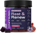 Slumber Rest & Renew Sleep Gummies, Vegan Sleep Aid With Organic Passion Flower, Chamomile, & Pure Reishi Mushroom to Support Relaxation Before Bed, Plant Based, Low Sugar, Strawberry Flavor, 30 Count