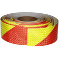 Reflective Tape Outdoor Waterproof 3 inch X 166 feet, High Visibility Hazard Conspicuity Safety Warning Industrial Marking Tape