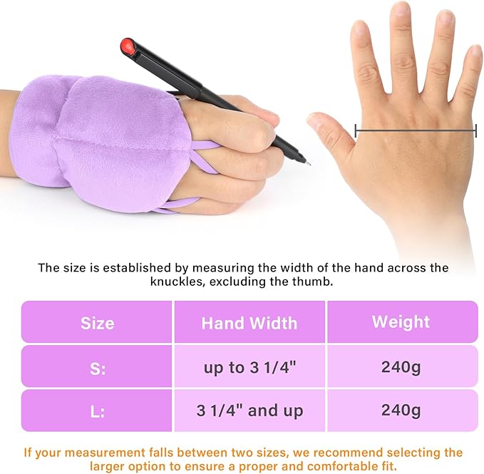 Weighted Gloves for Hand Tremors and Parkinson's, Improved Hand/Wrist Stability & Mobility, Adjustable Wrist, Weights Strengthening Tool