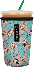 Sok It JavaSok Iced Coffee & Cold Soda Insulated Neoprene Cup Sleeve (Hanging With My Peeps, Medium: 22-28oz)