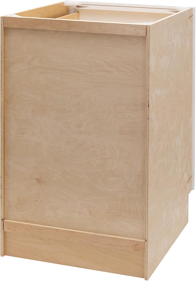 Quicklock RTA (Ready-to-Assemble) | Base Kitchen Cabinets - Shaker Style | Made in America (Pure White, 18" W x 34.5" H x 24" D 3 Drawer Pots and Pans)