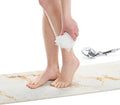 Non Slip Bathtub Mat Shower Mat for Tub - Loofah Bath Mats for Bathroom - 40x16 Bathtub Floor Mat - Textured Anti Slip Bath Mat Without Suction Cups - Secure Mat for Wet Areas (40x16 White Gold)