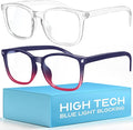 livho High Tech Blue Light Glasses - Advanced Blue Light Blocking Computer Glasses - Screen Fatigue & UV Protection