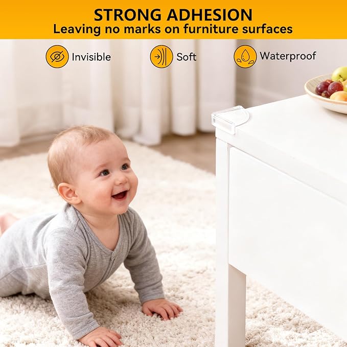 4pcs,Table Corner Protector, Corner Protector to Cover Sharp Furniture, Clear Furniture Corner Guards & Edge Safe Anti-Collision Bumpers, Suitable for Table Corner Cabinet Corner Window Corner