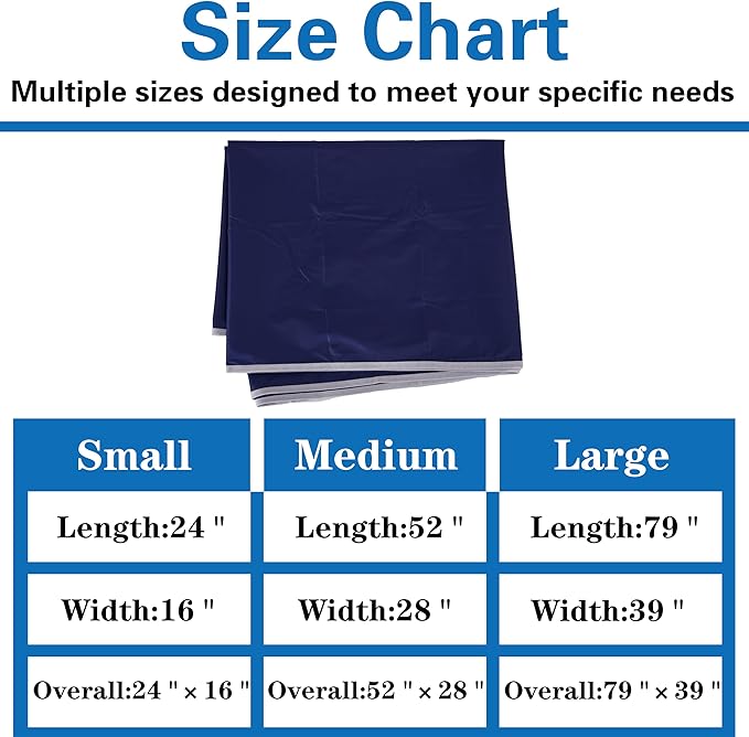 Tubular Slide Sheet for Patient Transfer, Turning, Lifting, Repositioning, Home Care Transfers, Washable & Reusable Slide Board, Hospital Draw Bed Sheets for Wheelchairs, Nylon Fabric (M)