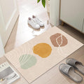 Ultra Thin Door Mat Indoor Entrance, 1/10 in Thin Door Mats for Inside Entry, Non-Slip Rubber Backing Washable Doormat, Fade Resistant, Absorbent, Low Profile Dirt Trapper, 30"X17"