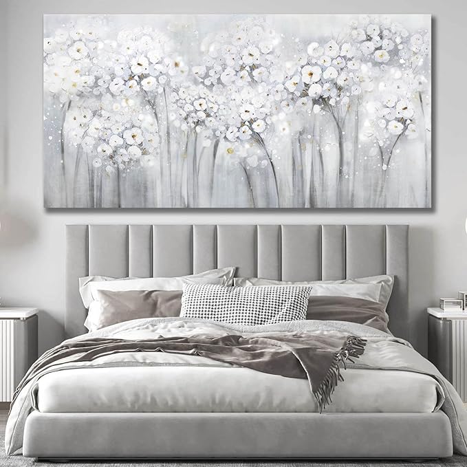 Artexist Wall Decor for Living Room Landscape Artwork Blossom Oil Paintings for Bedroom Kitchen Office Home Decorations 29"x58"