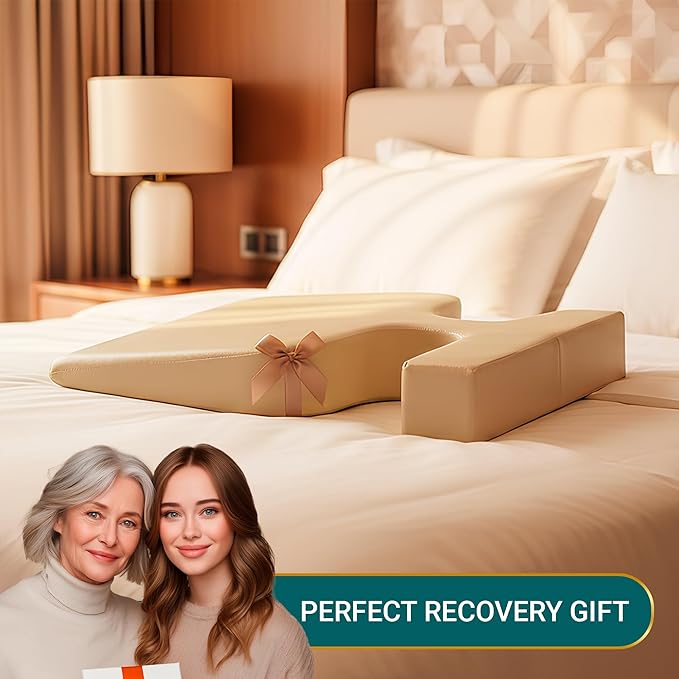 EASY SPA Medical Breast Pillow for Larger Bust Sizes(AA-C+) - Wedge Cushion for Post-Surgery, Mastectomy Aid Prone Therapy Cushion for Breast Surgery Recovery
