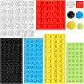 210pcs Bump Dots for Visually Impaired Assorted Styles Braille Stickers Low Vision Aids Adhesive Tactile Sticker Raised Tactile Dot Silicone Braille Gadget for Multiple Color Size Shape Blind Elderly