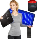 UTK 36" x 11" Blue & Red Light Therapy for Body, 330 LEDs Extra Large Near Infrared Light Therapy Pad, 470nm & 660nm & 850nm Light Blanket for Waist, Back, Belly, Knee Joint Muscle Pain Relief