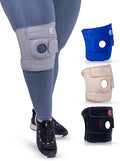 KARM Plus Size Knee Brace for Women & Men Plus Size - Adjustable Knee Support Brace for Meniscus Tear, Arthritis Pain, Compression with Side Stabilizers - Obese People (XL/XXL/3XL Gray)
