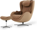 Nouhaus NOU Campo Heated Massage Chair,Full Body Massaging Zero-Gravity Leisure Recliner with Low-Noise 3D Massage and Dual Sound Systems Modern Massage Chairs (Dark Caramel)