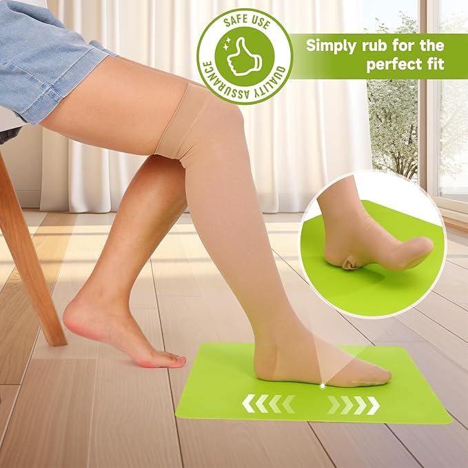 Compression Sock Aid Device | with Silicone Anti Slip Mat, Make The Compression Stockings Fit Properly | Sock Aid Device for Seniors | Sock Assistant Device