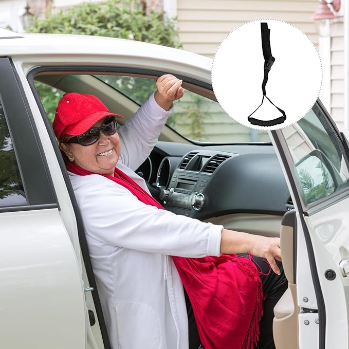 Automotive Standing Aid Grab Band for Elderly and Disabled, Portable Car Assist Handle Strap Safety Support for Vehicle Mobility and Transfer Assistance