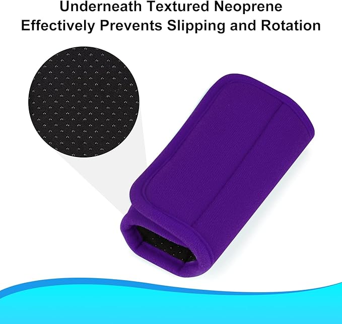 supregear Walker Grips (2 Pack), Soft Padded Hand Covers, Non-Slip Comfortable Cushion Padding for Folding Walker Handle, Moisture Wicking Mobility Accessory